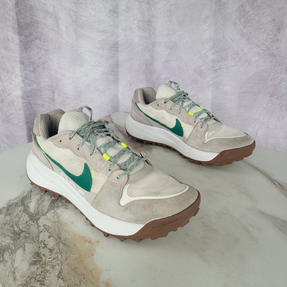 Size 12.5 - Nike ACG Lowcate Light Iron Ore Malachite Mesh/Suede